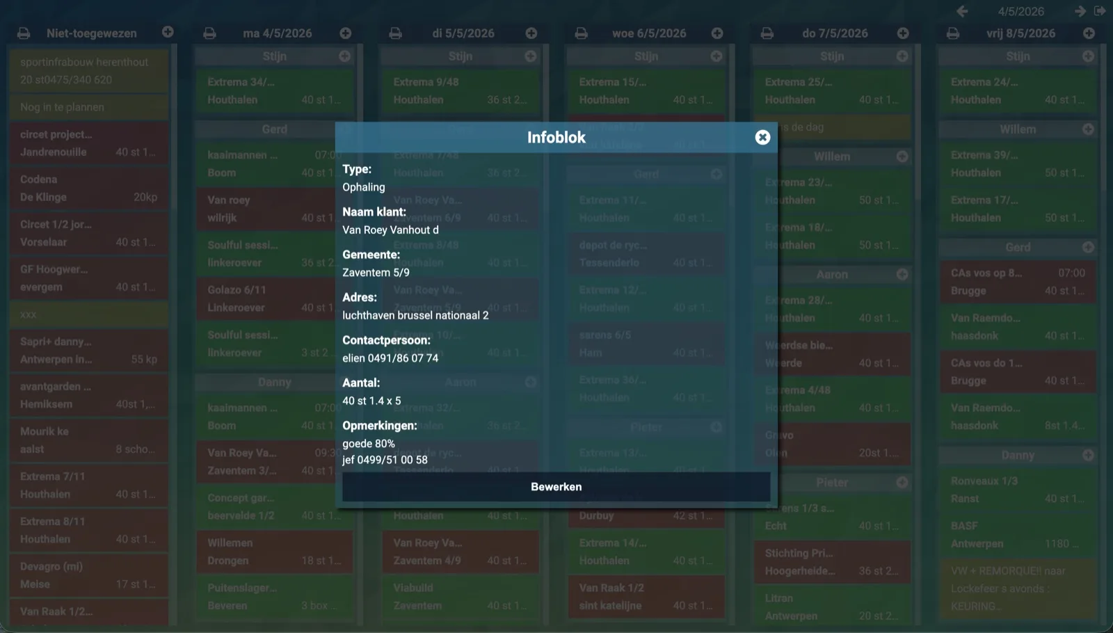 Platex Planning App